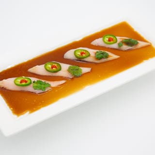 Yellowtail in Chili Yuzu Sauce