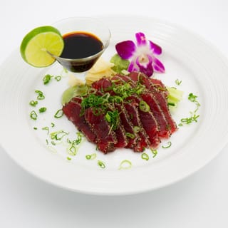 Pepper Tuna with Ponzu Sauce